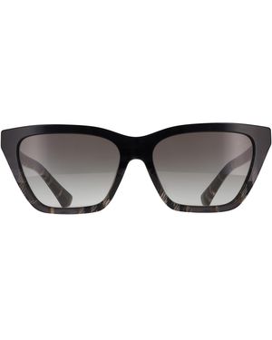 Burberry Cat Eye Check Gradient Be4468 - Black