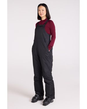 Mountain Warehouse 'Moon' Bib Front Ski Trousers Water Resistant Winter Snowboard Trouser - Red
