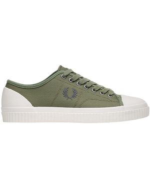 Fred Perry Hughes Low Textured Poly Parka Shoes Textile - Green