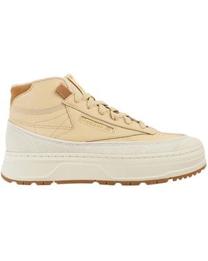 Reebok Club C Geo Mid Trainers - Natural