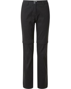 Craghoppers Ladies Kiwi Pro Ii Convertible Trousers - Black