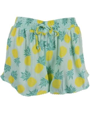 Secret Label Pineapple Beach Shorts - Green