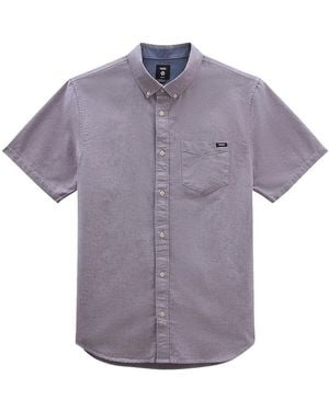 Vans Houser Short Sleeve Button Down Shirt - Purple