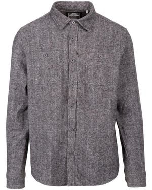 Trespass Collared Neck Long Sleeve Shirt - Grey