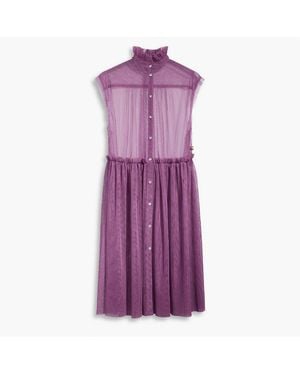 Levi's Levi's Radical Mock Neck Sleeveless Midi Dress - Purple