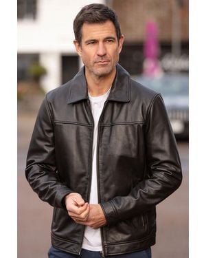 Ashwood Leather Real Brando Jacket - Black