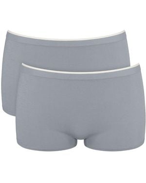 Sloggi Go Sense Short Briefs (2 Pack) - Grey