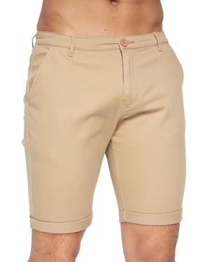 Crosshatch Sinwood Chino Shorts - Natural
