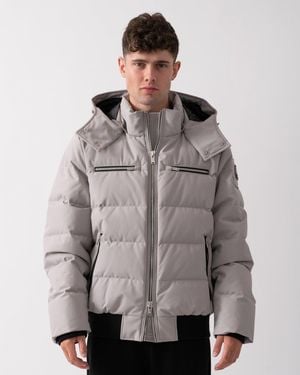 Moose Knuckles Cloud Neoshear Bomber Jacket - Grey