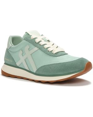 Fitflop X Pantone Retro-Q Suede Trainers - Green