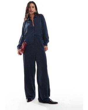 Vero Moda Relaxed Trouser Co-Ord - Blue