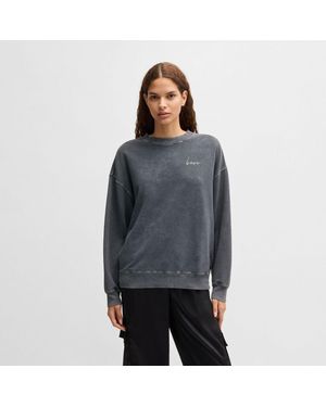 BOSS C Elaslogan Sweatshirt - Grey