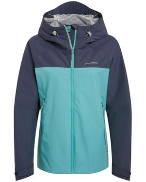 Craghoppers Ladies Vanth Waterproof Jacket (Glazed Aqua/Anthracite) - Blue