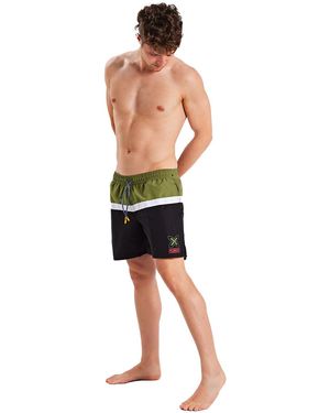 Munich Muem1080 Long Swim Trunks - Black