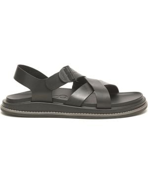 Chaco Townes Open Toe Flatform Fisherman Sandals - Black