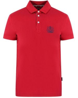 Aquascutum Aldis Polo Shirt Cotton - Red