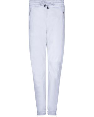 Infinity Leather Real Nappa Trousers Joggers - Black