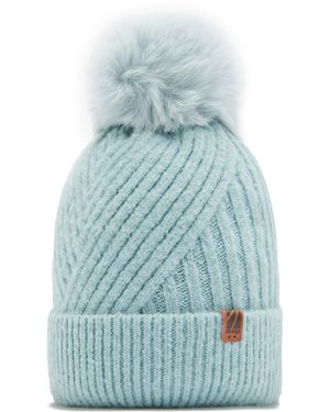 The Edge Geneva Pom Beanie - Blue