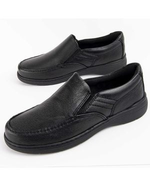 Purapiel Moccasin Confore12 Leather - Black