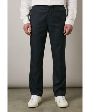 MAINE Textured Stretch Smart Chinos - Black
