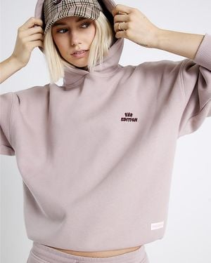 River Island Hoodie Rvr Edition Back Print Cotton - Pink