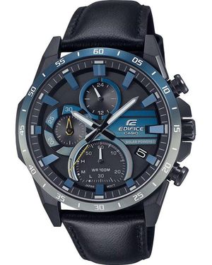 G-Shock Edifice Watch Eqs-940Nl-1Avuef Leather (Archived) - Blue
