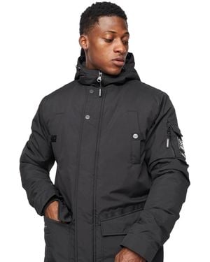 Crosshatch Legender Parka (zwart)