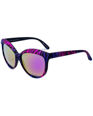 Italia Independent Sunglasses 58/20/140 Mm Acetate - Purple