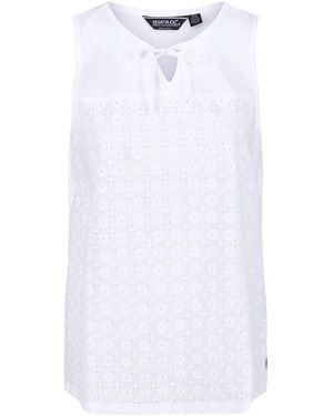 Regatta Ladies Janessa Top Viscose - White