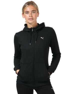 PUMA Essentials Hoodie Met Volledige Rits Voor , Zwart