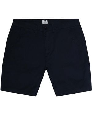 Weekend Offender Dillenger Twill Chino Shorts - Blue