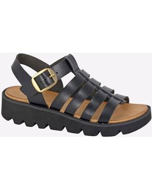 Cipriata Azia Wedge Sandal - Black
