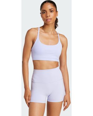 adidas Originals All Me Light Support Bra - White