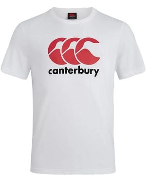 Canterbury Classic T-Shirt (Bright) Cotton - White