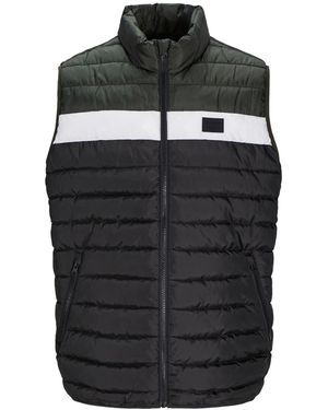 Jack & Jones Lightweight Puffer Gilet Jacket - Black