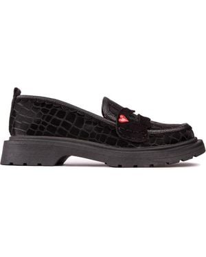 Irregular Choice Love A Loaf Shoes - Black