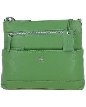 Ashwood Leather 'Derby' Stylish Real Shoulder Bag - Green