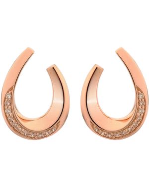 Orphelia 'Krista' 925 Sterling Stud Earrings - Pink