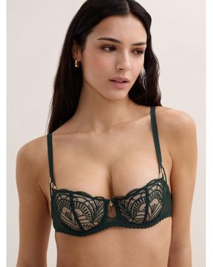 Aubade Vibes Half Cup Bra - Black
