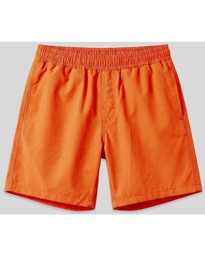 TOMMY LIFE Pull-On One-Piece Shorts Set - Orange