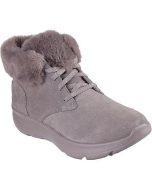 Skechers Sk144334 On-The-Go Joy Suède Dameslaarzen - Grijs