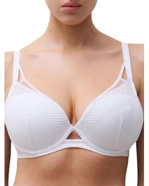Chantelle Play Plunge T-Shirt Bra - White