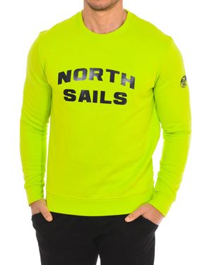 North Sails Long-Sleeved Crew-Neck Sweatshirt 9024170 - Yellow