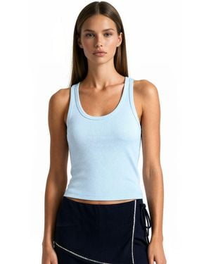 Busem Ribbed Modal Cotton Cami - White