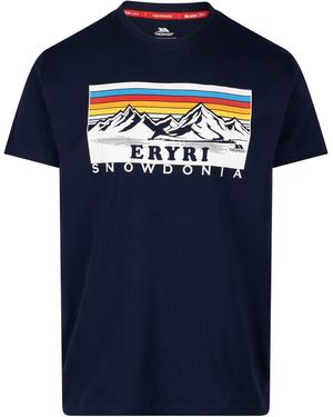 Trespass Para Printed T-Shirt - Blue