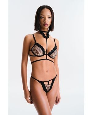 Penti Lace Underwired Bra - Black