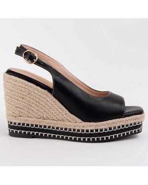 Montevita Wedge Sandal Salia - Black
