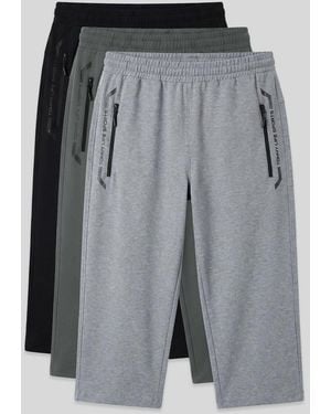 TOMMY LIFE Cotton Blend Shorts - Grey