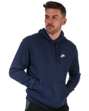 Nike Club Fleece Hoodie - Blue