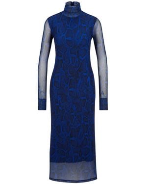 HUGO Neshy Dress - Blue